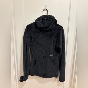 Melanzana Black High Loft Hoodie, Men’s Small